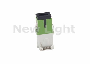 FTTH SC Simplex Adapter, adapter światłowodowy z odchylaną osłoną przeciwpyłową