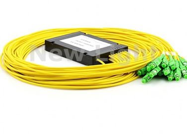 1 × 16 Światłowodowy splitter PLC, rozdzielacz światłowodowy jednomodowy ze złączami SC / UPC