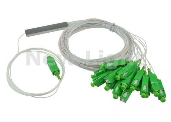 0.9mm Prężnica 1x16 SC APC PLC Fiber Optic Splitter do sieci FTTH i PON
