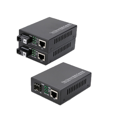 1.25G SFP Włókno Media Konwerterów LC Konektor Tx1550nm DFB Jednokomórkowy 3.3V zasilacz