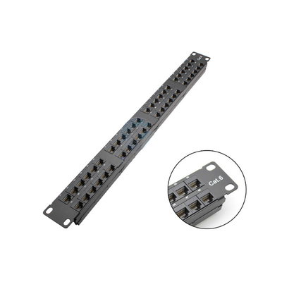 Elastyczne zarządzanie kablami 1U sieci patch panel rack montaż metalowy projekt