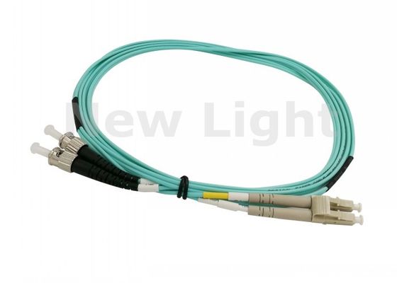 LC-ST Multimode 50/125 Duplex Fiber Patch Cord z łącznikiem UPC Polish i kablem PVC