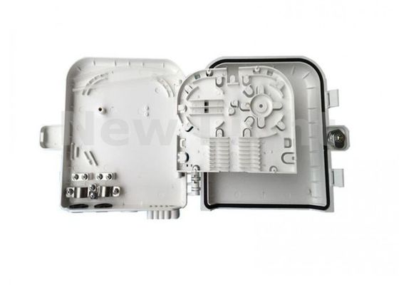 Wodoodporna skrzynka zakończeniowa FTTH z 8 rdzeniami, wykonana z materiału ABS, do montażu na ścianie, skrzynka zakończeniowa światłowodowa