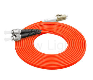 złącze wielomodowe ST-LC przewód światłowodowy patch patch 3.0mm przewód duplex PVC pomarańczowy