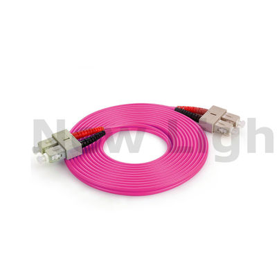 SC-SC Duplex OM4 Optical Fiber Patch Cord do szybkiej transmisji danych