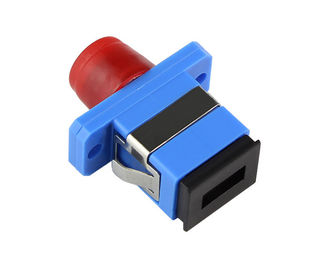 SC - FC / ST Adapter światłowodowy Tworzywo sztuczne / materiał metalowy Low Insertion Loss for Cable