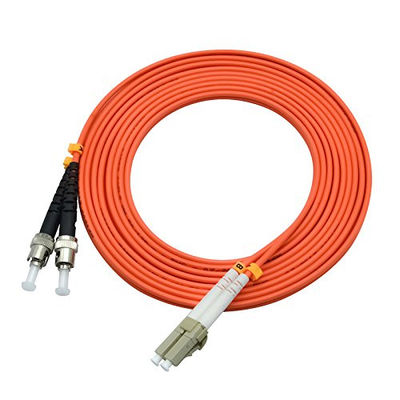 850 Długość fali LC do ST Duplex Fiber Optical Patch Cord z płaszczem LSZH do szybkiej transmisji danych
