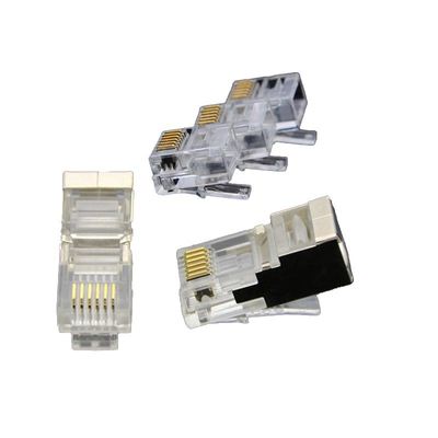Pro-Grade 10Gbps Ready RJ45 Connector z szerokością pasma 600 MHz i trójwarstwą osłoną