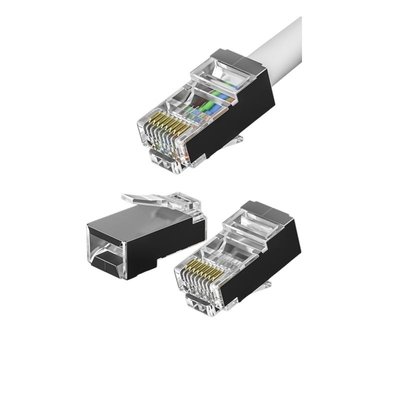 Zestaw łączników CAT5e/CAT6/CAT7 RJ45 - Opcje osłonięte i nieosłonięte, zniżka hurtowa