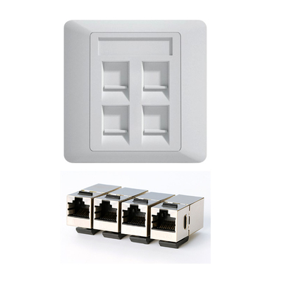 Gniazdo RJ45 CAT6 z zasilaniem 90W Power Delivery, zgodne z IEEE 802.3bt Typ 4 i rozmiarem 86 * 86 mm dla inteligentnych budynków