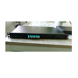 Patch panel ze sprężynową ramką światłowodową owalną do 4 kaset MTP-16