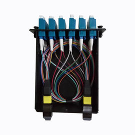 MPO-12 do 6x LC Duplex, typ A, 12 światłowodów OS2 Single Mode FHD MPO Kaseta