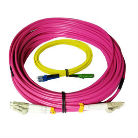 Lc Lc Patchcord światłowodowy / wielomodowe kable światłowodowe dupleks