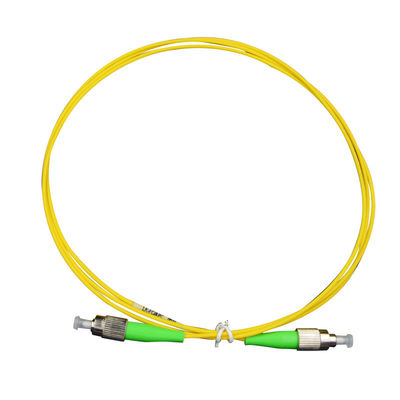FC APC Fiber Patch Cord z złączami metalowymi typu śruby Simplex 9/125 SM 2 Meter Długość