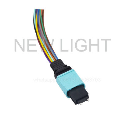 OEM MPO MTP Kabel OM3 12 rdzenia 10 Gb Multimode 50/125 Kabel Fiber Optic Patch