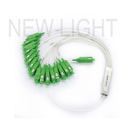 SC/APC Connector SingleMode 900μm Fiber 1x2 Blockless PLC Splitter z niską stratą wstawienia i kompaktową konstrukcją