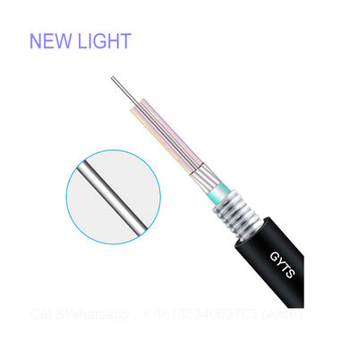 24 rdzenia kablu światłowodowego GYTS z płaszczem LSZH do zastosowań powietrznych