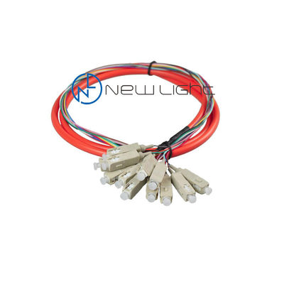 12core 0,9mm Multimode Fiber Optic Pigtail Fiber Optic Jumping Cable do CATV i telekomunikacji
